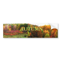 AUTUMN BUMPERSTICKER by JoAnnHayden AUTUMN BUMPERSTICKER