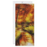 Autumn - By a little bridge - Painting Rack Card Template