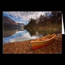 Autumn by the Lake. Card by cARTerART cards