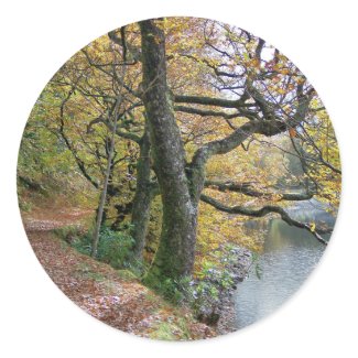 AUTUMN BY THE LAKE sticker