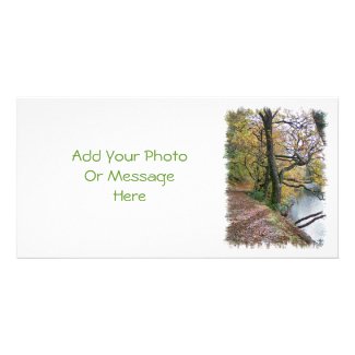 AUTUMN BY THE LAKE UK photocard