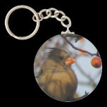 Autumn Cardinal keychains