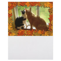 Autumn Cats letterhead by JunipersWedding Autumn Cats letterhead