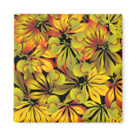 autumn chestnut leave magnets