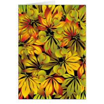 autumn chestnut leaves cards by VioDeSign autumn chestnut leaves cards