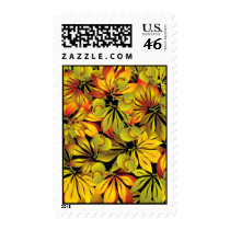 autumn chestnut leaves postage by VioDeSign autumn chestnut leaves postage