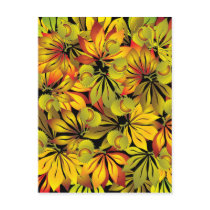 autumn chestnut leaves postcards by VioDeSign autumn chestnut leaves postcards
