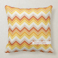 Autumn {chevron pattern} Pillow