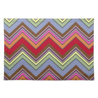 Autumn Chevron Placemat