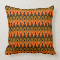 Autumn Chevrons Throw Pillows