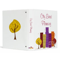 Autumn Cityscape binders by trennea Autumn Cityscape binders