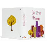 Autumn Cityscape binders