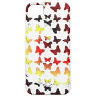 Autumn Color Swirl Butterfly Pattern iPhone 5 Cover