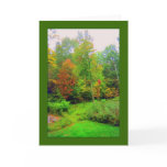 'Autumn Colors' Blank Greeting Card