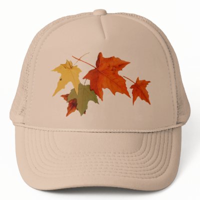Autumn Colors Cap Trucker Hat by Jaenne