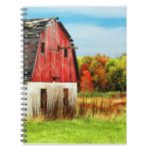 Autumn Country Spiral Notebook