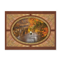 Autumn - Cranford, NJ - Exploring the unknown Postcard