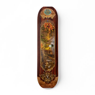 Autumn - Cranford, NJ - Exploring the unknown Skate Board by suburbanscenes
