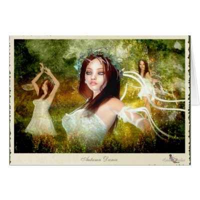 autumn dance cards by loveit2