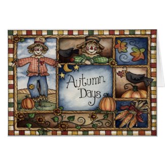 Autumn Days - Greeting Card
