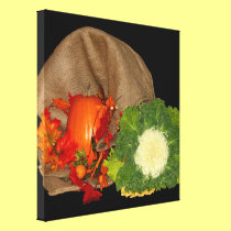 Autumn Decor Wrapped Canvas Print canvas prints