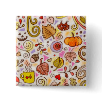 Autumn Delights Pinback Buttons