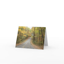 Autumn Drive Notecard