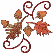 Autumn Elegance embroidered shirts by Embroidery4U Autumn Elegance embroidered shirts