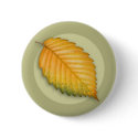 Autumn Elm Leaf Button by jamieco Autumn Elm Leaf Button