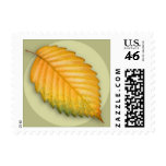 Autumn Elm Leaf Postage postage