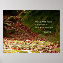 Autumn Eve/Photohaiku Poster