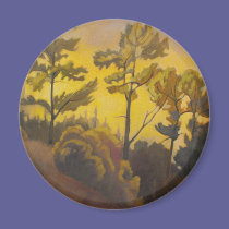 Autumn - "Evening Glow" magnets