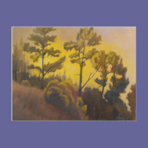 Autumn - "Evening Glow" postcards