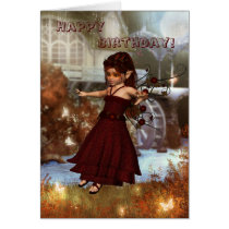 Autumn Fairy Card cards
