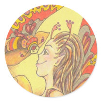 Autumn Fairy & friend stickers by ndinellh Autumn Fairy & friend stickers