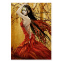 Autumn Fairy Gift Tag business cards