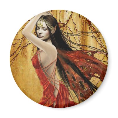 Autumn Fairy Magnet by hiddenrealms