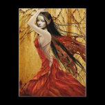 Autumn Fairy Postcard