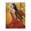 Autumn Fairy Postcard by hiddenrealms Autumn Fairy Postcard