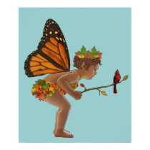 Autumn Fairy Posters