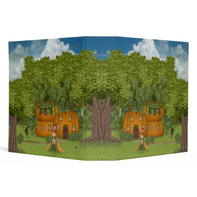 Autumn Fairy Pumpkin Cottage Binder by KirstenEdwards