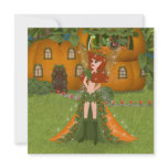 Autumn Fairy Pumpkin Cottage Invite