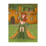 Autumn Fairy Pumpkin Cottage Post Cards