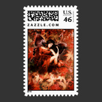 Autumn Fairy Stamp stamps