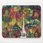 Autumn Faith watercolor painting Mouse Pad