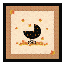 Autumn Fall Baby Shower Invites Gender Neutral invitations