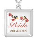 autumn bridal jewelry