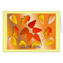 Autumn Fall Leaves cards