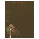Autumn / Fall Trees Template Business Letterhead