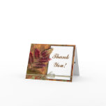 Autumn Fall wedding Thank You notecards